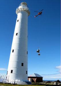 Aerial delivery Tasman Island