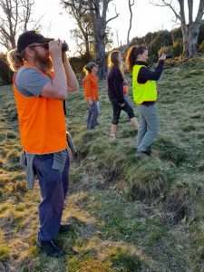 Phil, Taylor, Sarah & Brittany checking out the locals (SS)