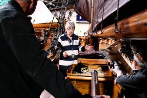 On board the Norfolk with Ivy