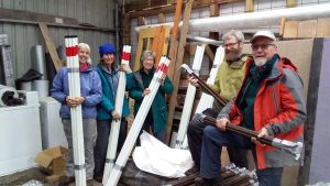 WCMV Snow Pole Preparation Team